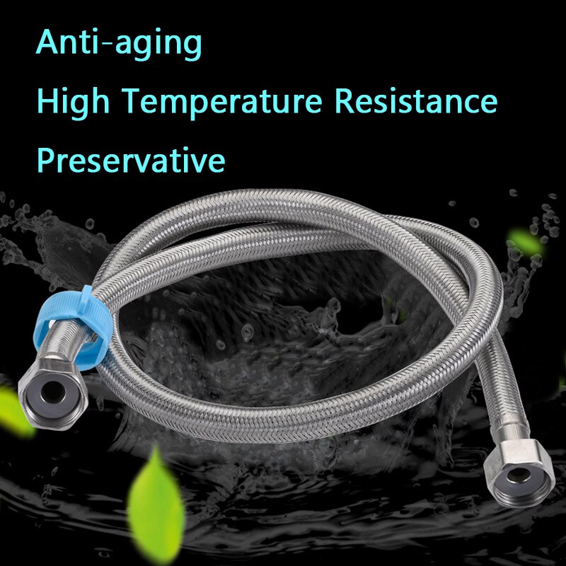 Tuyau Flexible de plomberie en acier inoxydable, robinets de alimentaire, lignes d&#39;approvisionnement en eau, serpent, pour évier de cuisine, accessoires de salle de bains