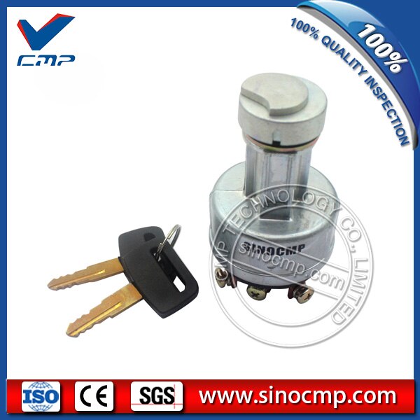 22B-06-11910 6 pins Excavator Ignition Switch for Komatsu PC360-7