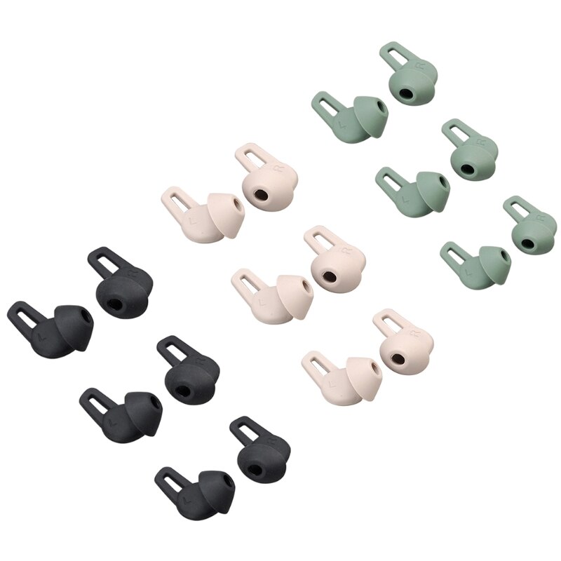 6Pcs Oordopjes Cover In-Ear Tips Zachte Siliconen Skin Voor Huawei Freelace Pro R9CB