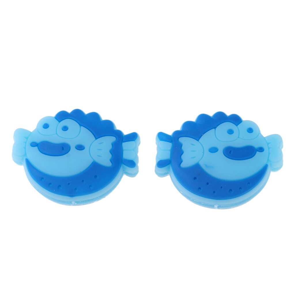 2 Pack Tennis Vibratie Demper Schokdempers Vervanging Voor Racket En Snaren-Lichtgewicht &amp; Praktische: Blue Sea Fish