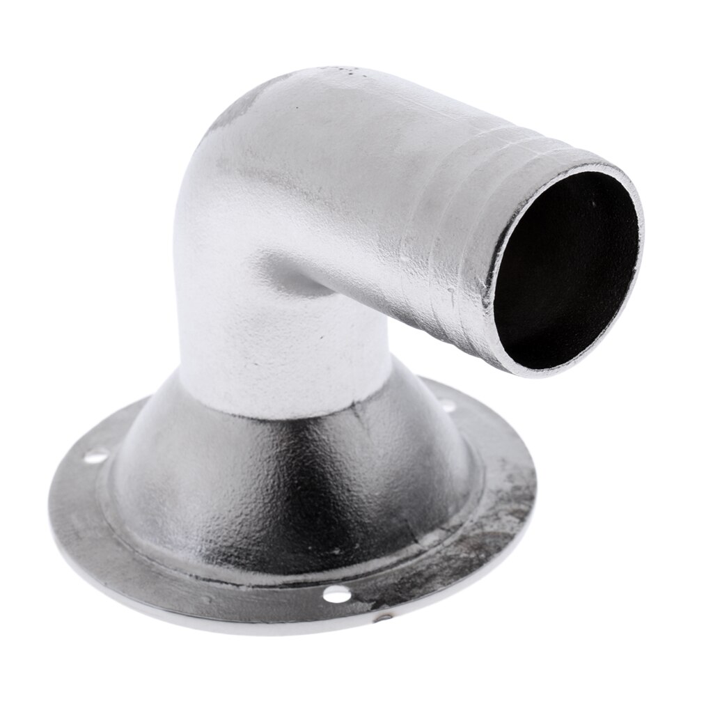 Marine Heavy Duty Stainless Steel Boat Deck Drain 90 Degree For Boat Yacht