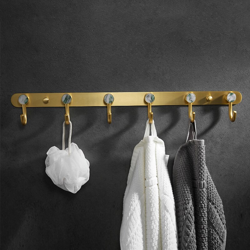 Metal Kitchen hook wall hanging bathroom hanger wall clothes row hook multiple colour