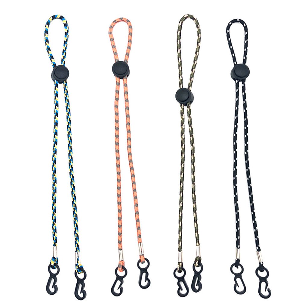 Adjustable Face Mask Hanging Rope Hooks Lanyard Handy&Convenient Safety Mask Rest&Ear Earmuffle Holder Rope cordon mascarilla