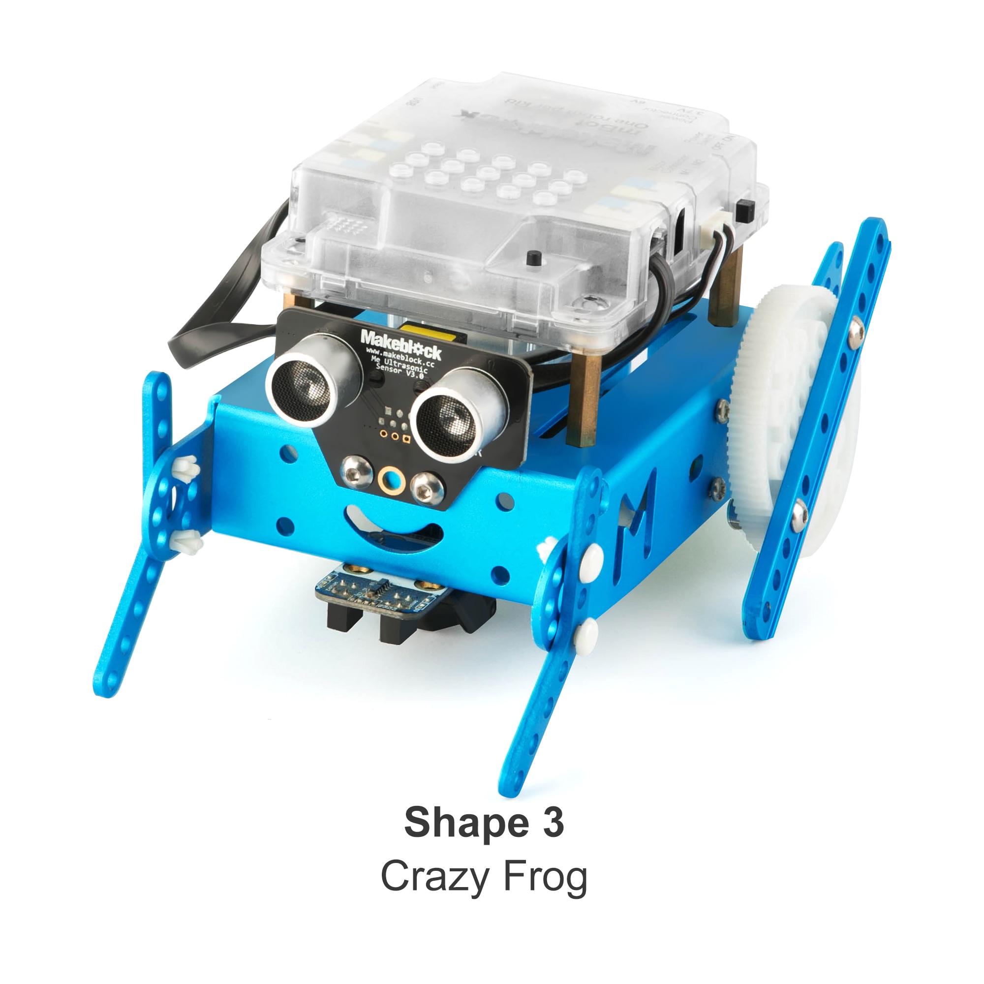 Makeblock Six-Legged Robot Add-On Pack For MBot, 3-In-1 Robot Add-On Pack, 3+ Shapes