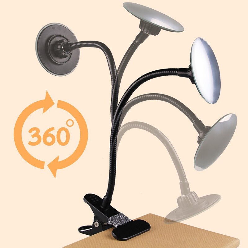 Slingifts Clip On Cubicle Mirror Computer Rearview Mirror Convex Mirror for Personal Safety or Security Cabinet Desk Rear View