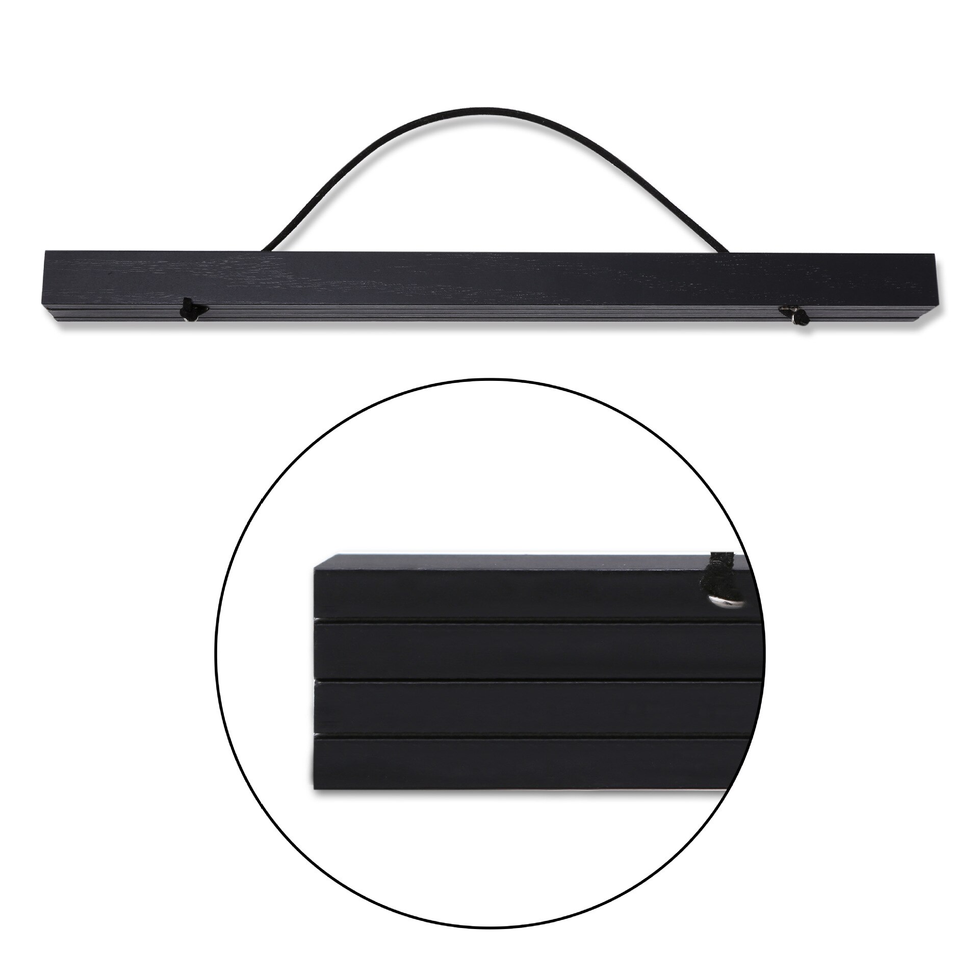 Marco de póster magnético foto de pared de madera Imagen Arte colgador cartel soporte pergamino colgante hogar pared decoración marco