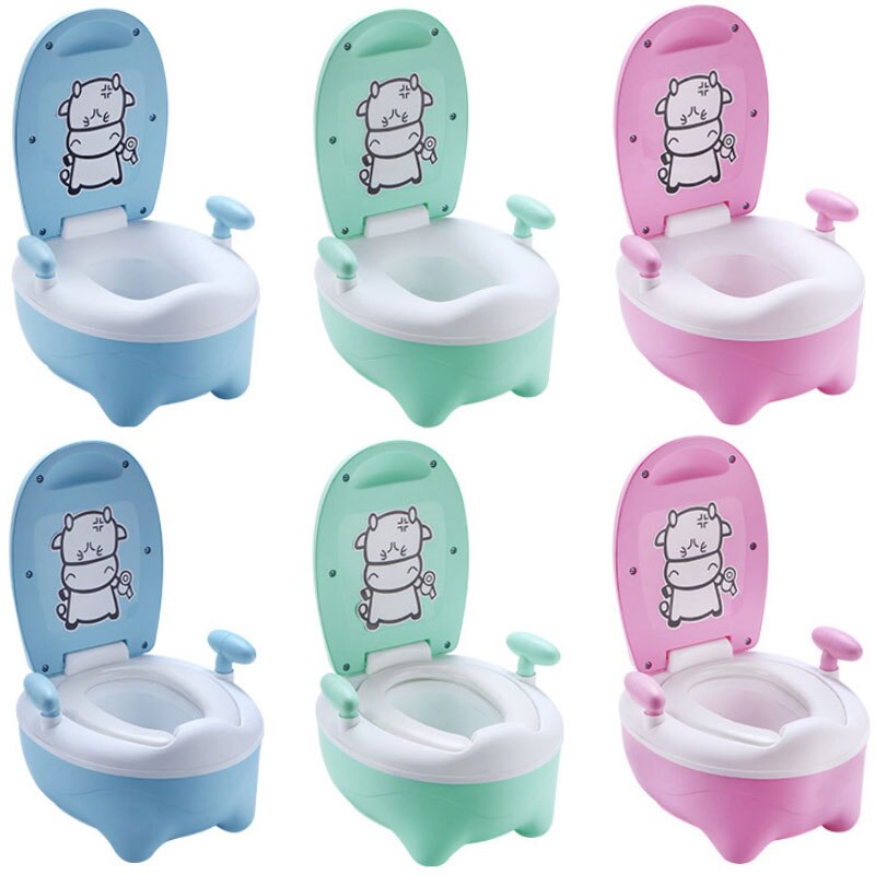 Cartoon Children&#39;s Toilet Animal Pattern Kids Potty Training Seat Children&#39;s Urinals Baby Toilet Pot Training Pan Toilet Seat