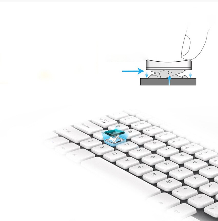 2.4G Bluetooth-compatible,Keyboard, Universal Wireless Bluetooth Keyboard with Touchpad Numeral, 59 Key for Android, Windows, PC