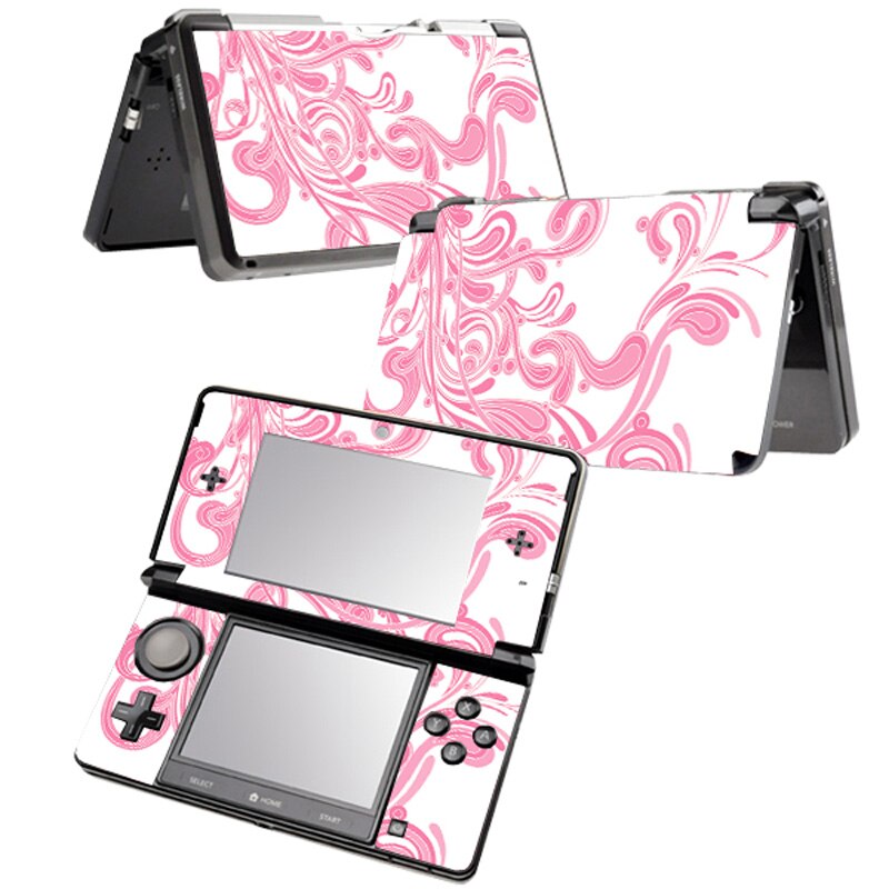 Flower For Nin tend 3DS console sticker For Nintend 3ds Skin Sticker 3ds Game Console Vinyl Sticker for 3ds protect skin: TN-3DS-0086