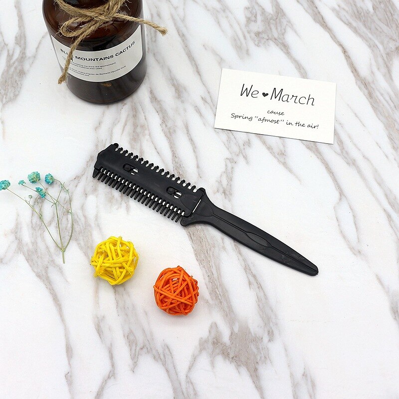 Barber Hair Razor Comb Scissor Tools Bangs Brush Hairdressing Trimmers Hair Shaving Blades Cutting Thinning Beauty Styling
