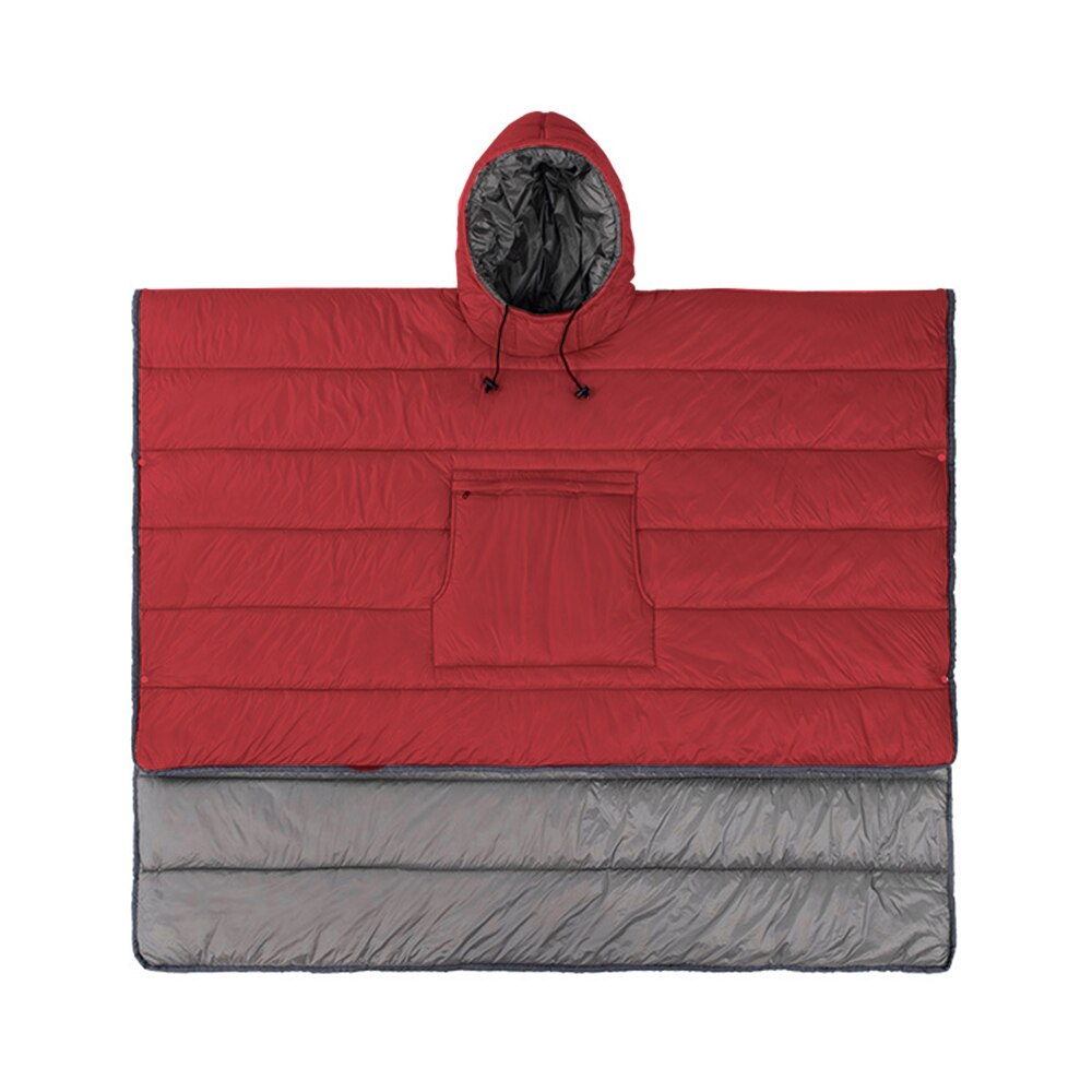 draussen Camping Schlafsack Wasser-beständig Mantel Poncho Faul Taschen Ultraleicht Reise Schlaf Decke Decke Mantel mit Kapuze