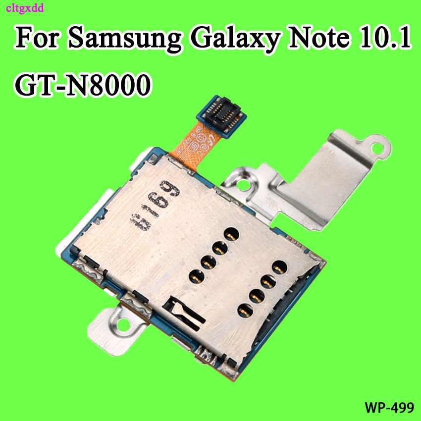 Cltgxdd Sim-kartenleser Halter Tray Slot Anschluss Flex Kabel Für Samsung Galaxy Note 10,1 N8000 GT-N8000