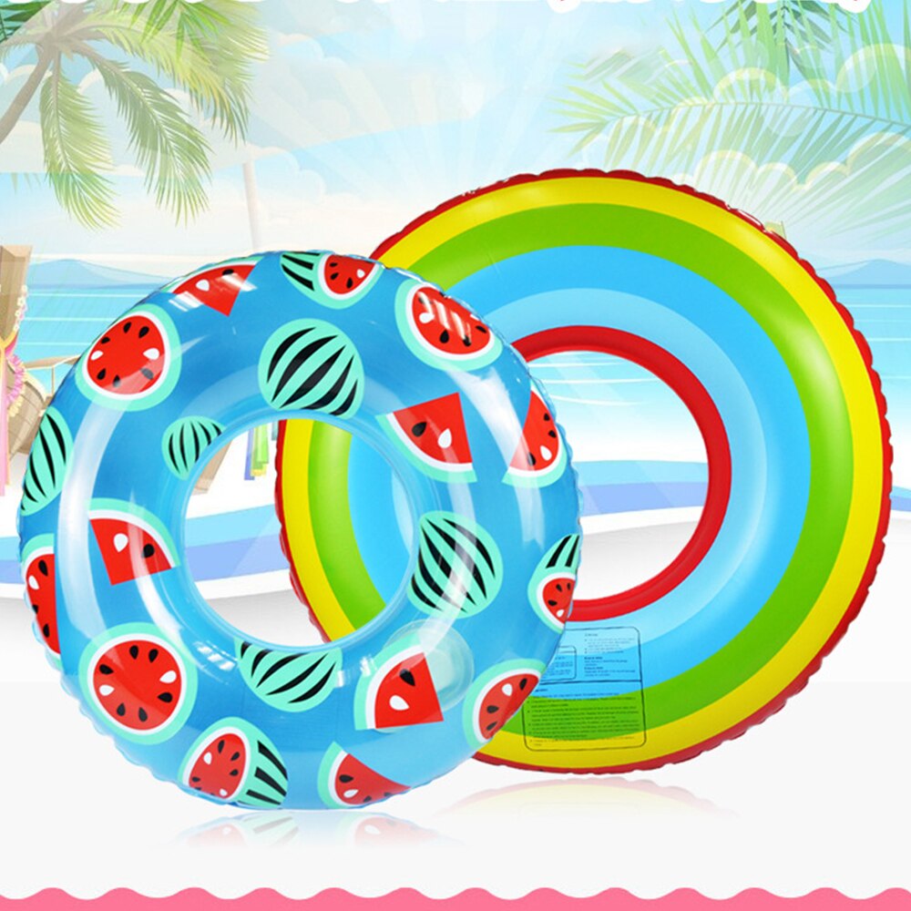 Anillo de natación inflable con presión inflar piscina de verano flotador natación tubo playa juguete para niños adultos