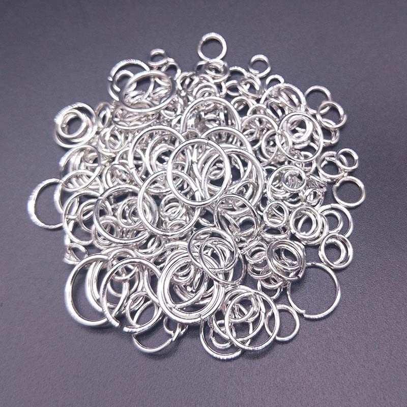 100 Stuks 4/5/6/8/10Mm Open Jump Rings Split Ringen Connectors Voor Diy vinden Maken Sieraden Ambachten Accessoires Fabriek