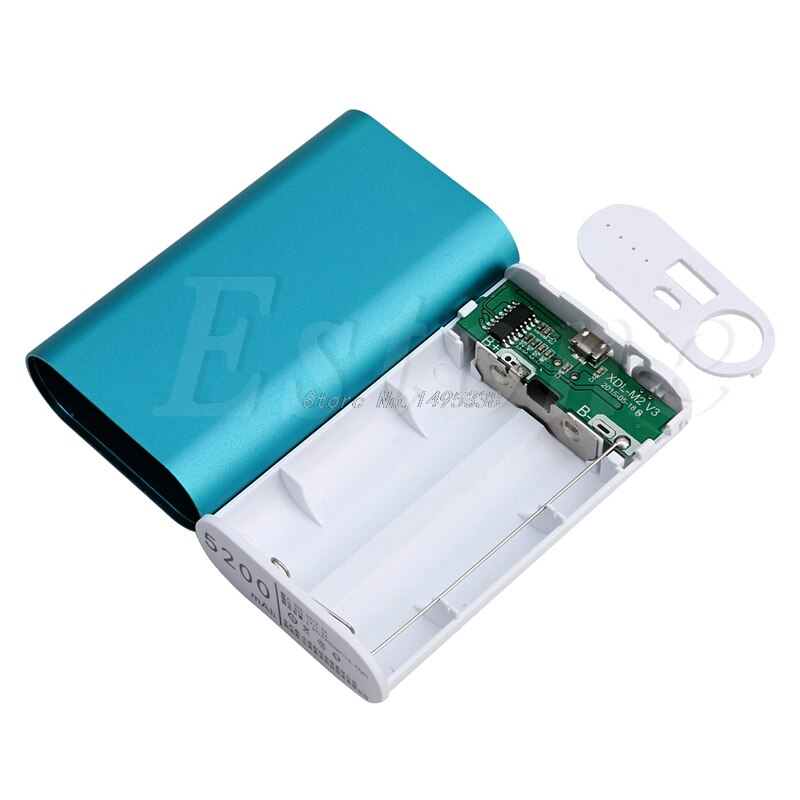 1 PC 2x18650 ładowarka 5V USB 5200mAh etui na powerbank zestaw pudełko DIY na telefon z GPS Whosale i Dropship