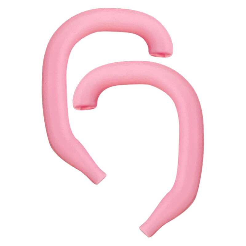 Orejeras protectoras de silicona para las orejas, Protector suave para las orejas, banda protectora, accesorios para mascarillas, 1 par: pink