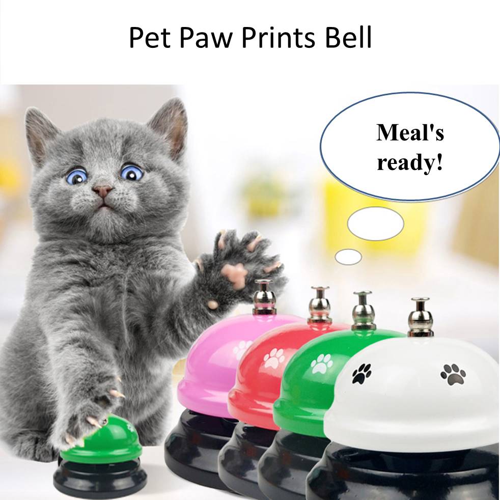 1Pcs Pet Call Bell Dog Toys Training Bell Responder Educational Toy Pets Toys Interactive Bell Eating Food Feeder Pet Tool