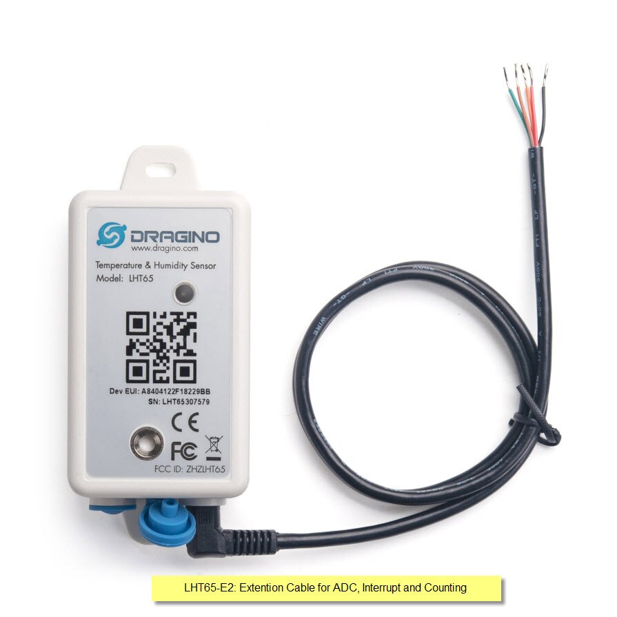 Capteur de température et d'humidité LHT65 LoRaWAN
