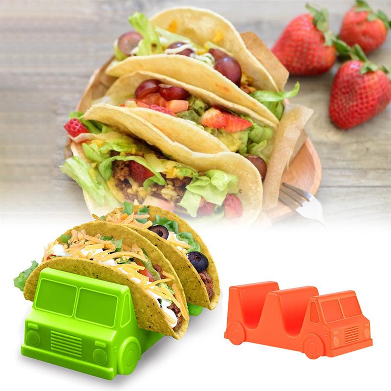 2 unids/set Taco titular tacos mexicana estante para comida creativa en forma de coche casera Pizza mexicana rollo estante cocina herramientas para Tartas