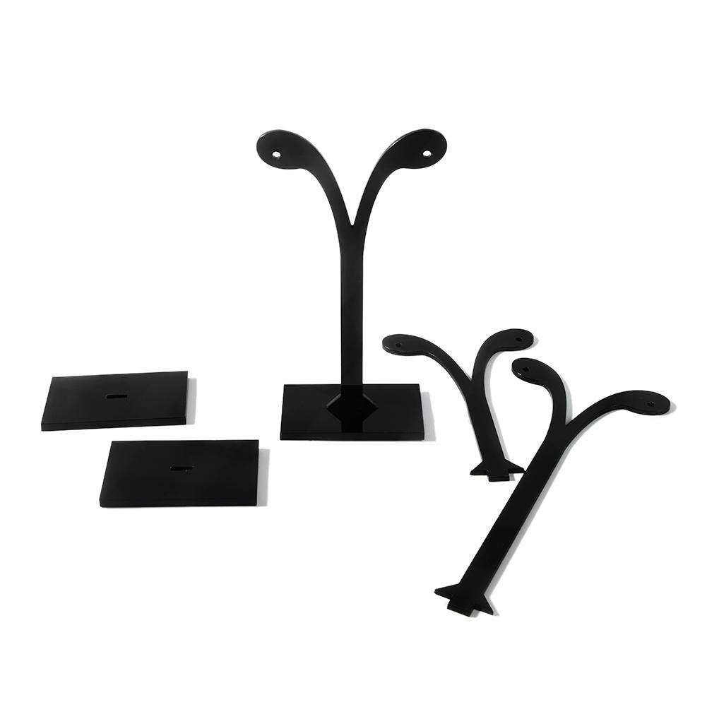 3pcs Earring Display Shelf Stand Holder Jewelry Organizer Rack Leaf Pattern Stud Earrings Holder Display Stand Jewelry Rack
