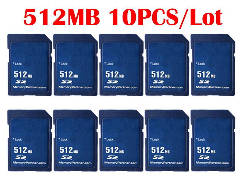 10PCS/Lot Memory SD Card Class 2 32MB 64MB 128MB 256MB 512MB 1GB 2GB Carte SD Mini Memoria SD Cards for Supplier