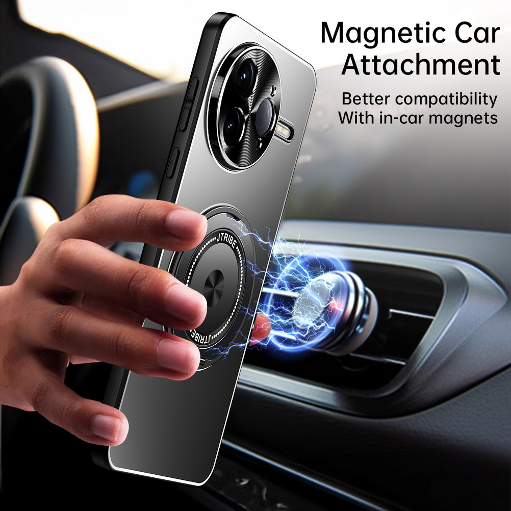 Aluminum Alloy Sandblasted Back Plate Holder KickStand Case For Poco F7 Ultra POCO F7 Pro Poco F5 Pro Camera Protect Cover