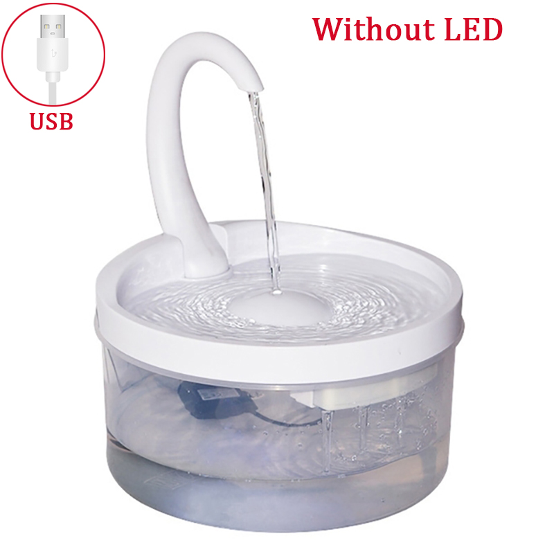 Intelligent Cat Drinking Water Fountain Automatic Circulating Water Dispenser: 01-Without led style