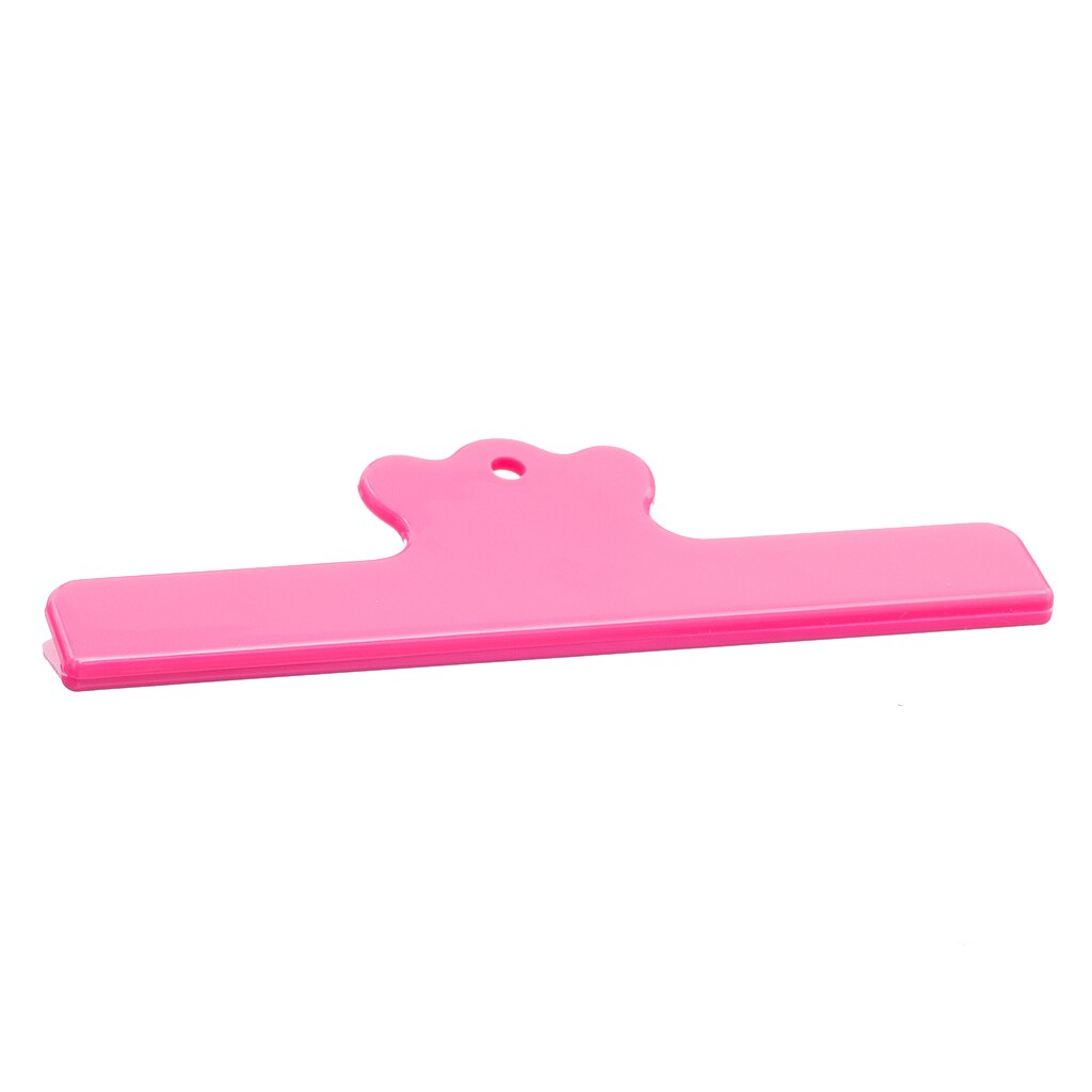 Muziek Papier Vel Document Bestanden Clip Houder-Fuchsia & Wit