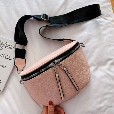 Vintage zadel schouder crossbody messenger bags dames luxe merk damestassen handtassen: Roze