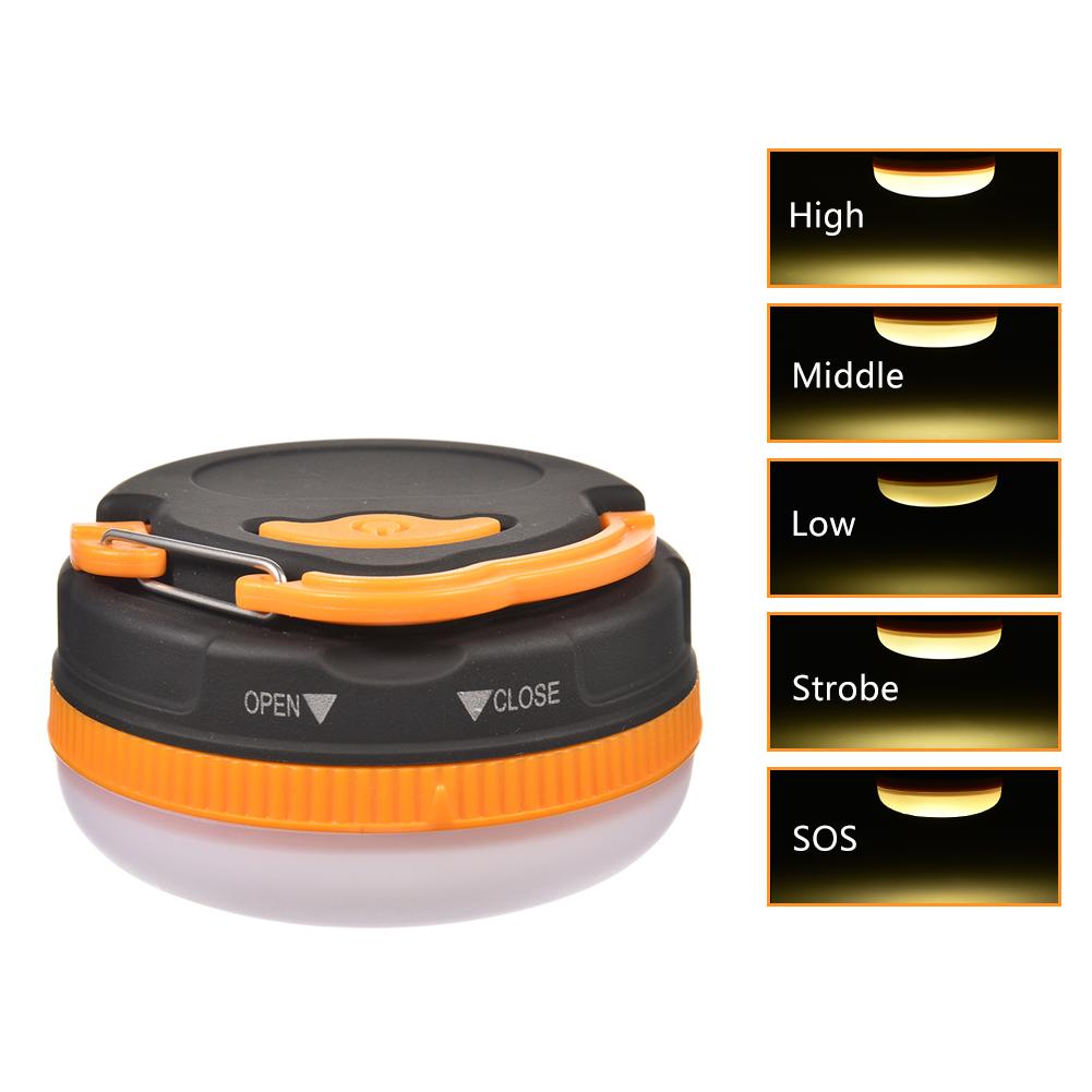 Lanterne portative Super brillante conforme à la norme IP44 lumière LED Waterproof, éclairage d'extérieur, idéal pour le Camping, 3W, 120lm