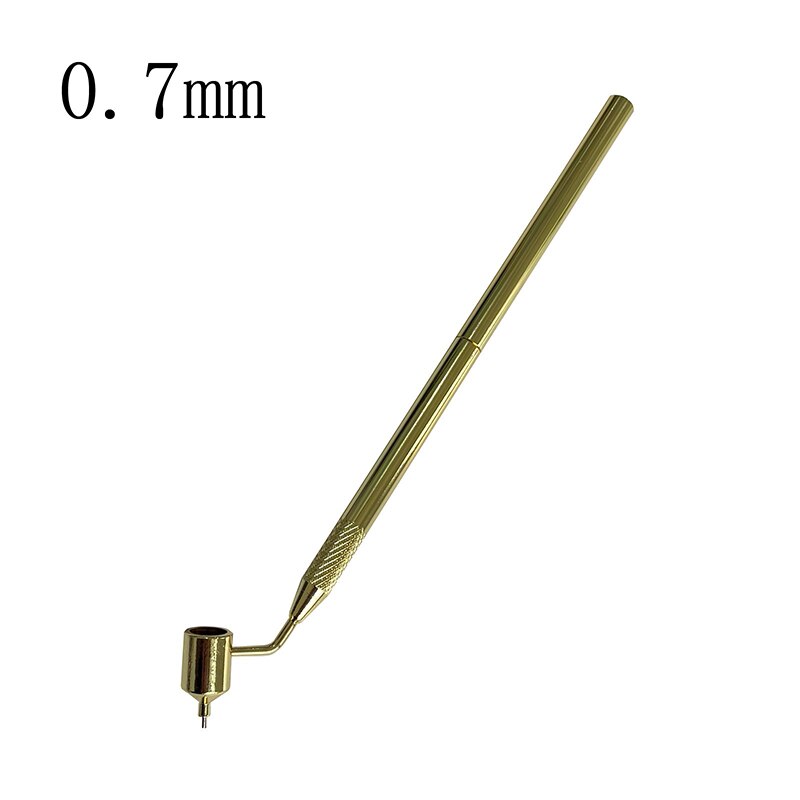 Schuine Fine-Lijn Verf Pen Grote Vloeistof Schrijver Pen Schrijver Verf Applicator Pen 0.5Mm Art Supplies Tekening Pennen levert Goud 1X: B