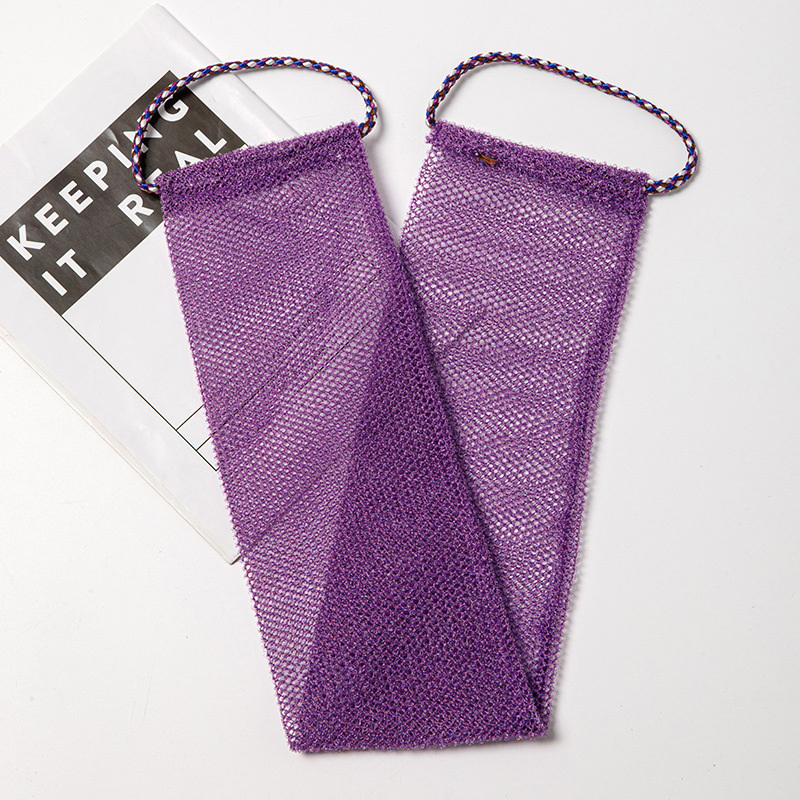 African Bath Sponge Net Fourdrinier Bath Sponge Exfoliating Body Back Shower Scrub For Smoother Skin Bath Towel: Pink