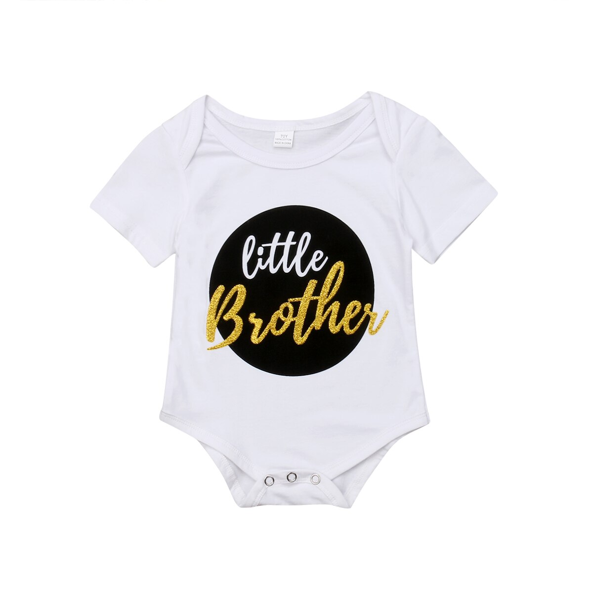 Tweeling Kleding Little Brother Kids Baby Boy Romper Bodysuit Grote Zus T-shirt Tops Een Stuk Kids Outfits Voor Kinderen Zomer: Brother Romper12 18M