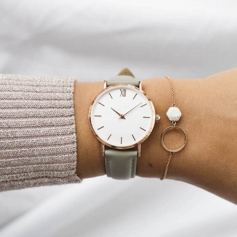 Zegarek Damski Simple Women Watches Woman Ladies Casual Leather Quartz Watch Woman Clock Relogio Feminino Montre Femme