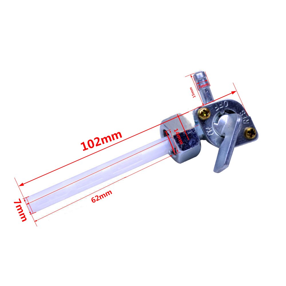 Gaz motocyklowy przełącznik zbiornika paliwa zawór odcinający zawór odcinający Petcock dla Honda XR75 XL75 XR80 NA50 NC50 moto akcesoria