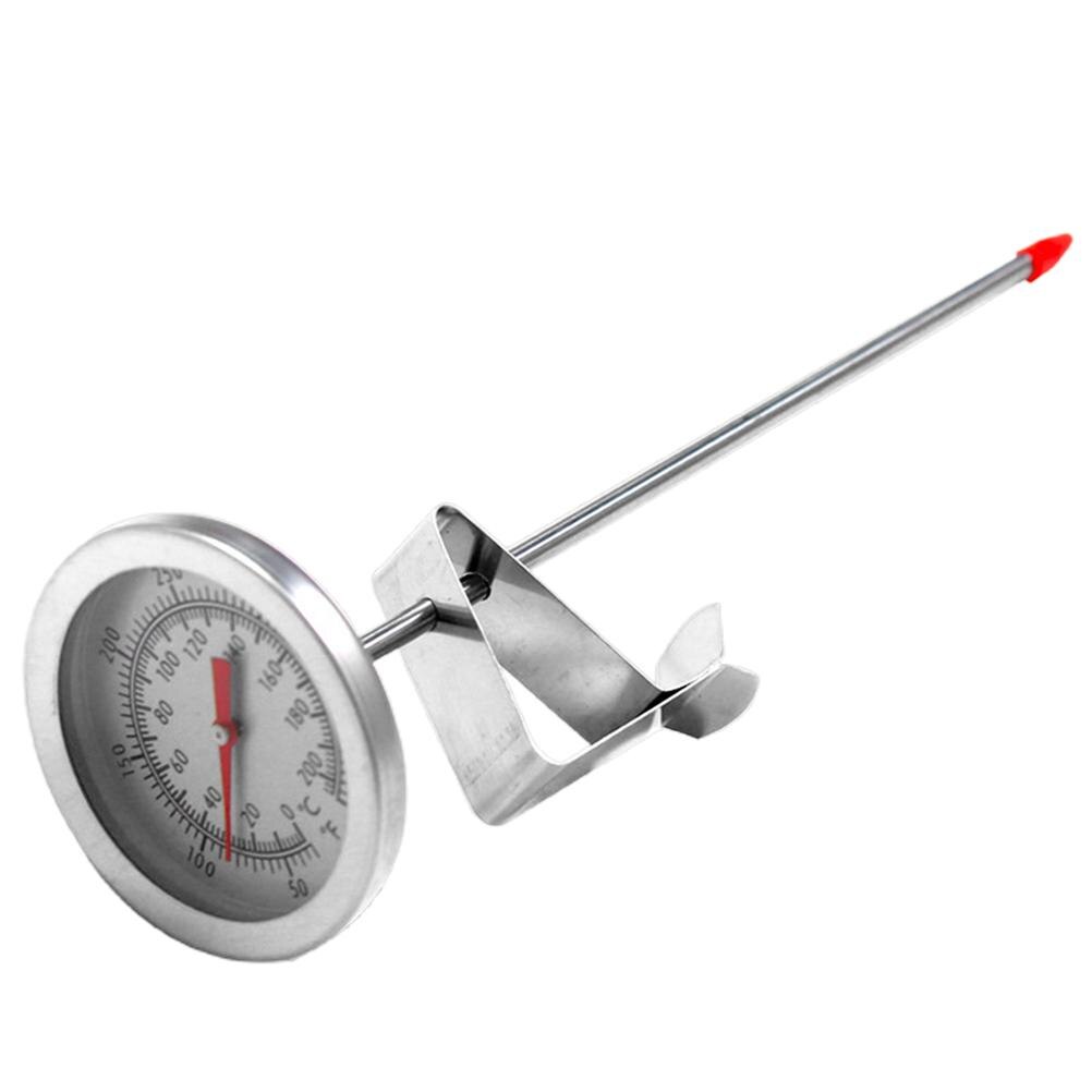 Stainless Steel Frying Oil Thermometer Fryer Fries Fried Chicken Wings Barbecue Thermometer Gauge