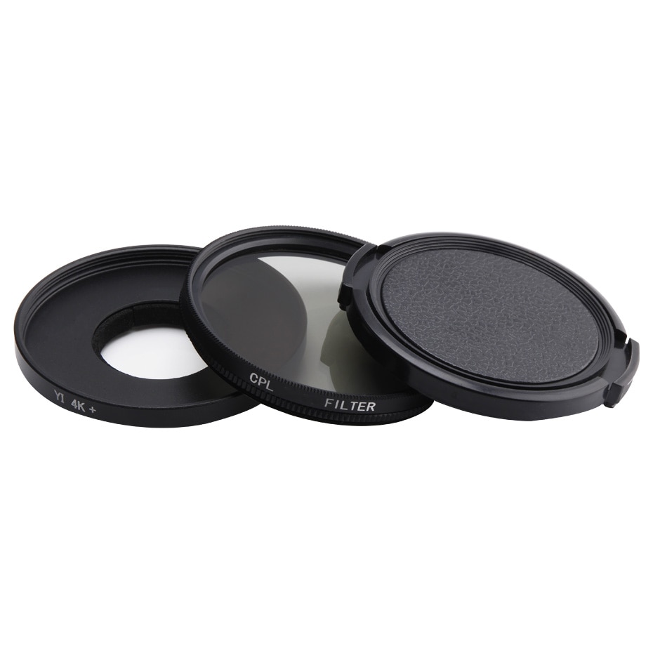 FOTOFLY Aktion Kamera Filter Für Yi 4K Lite UV CPL ND 2 4 8 Schützen Objektiv Filter Für Xiao yi 4K + Plus Sport Kamera Zubehör: CPL