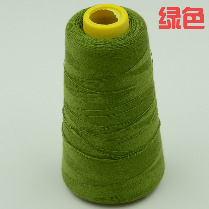 19 different colors handmade thread 2300 yards each as DIY sewing thread kit for hand machine DIY thread: green