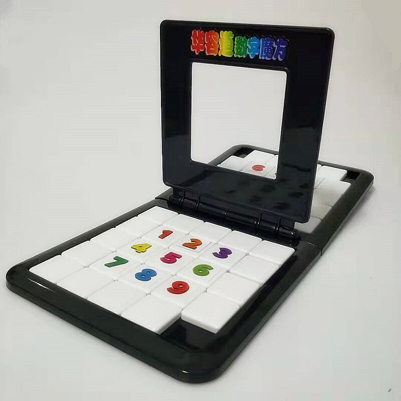 Cubo mágico de batalla de Color para niños, cubo deportivo interactivo para padres e hijos, juegos de escritorio, puzle, Juguetes: B