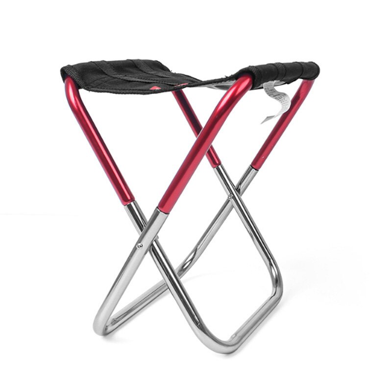Modern outdoor folding stool mini portable barbecue fishing fishing semi-folding chair train line up Maza WF1030