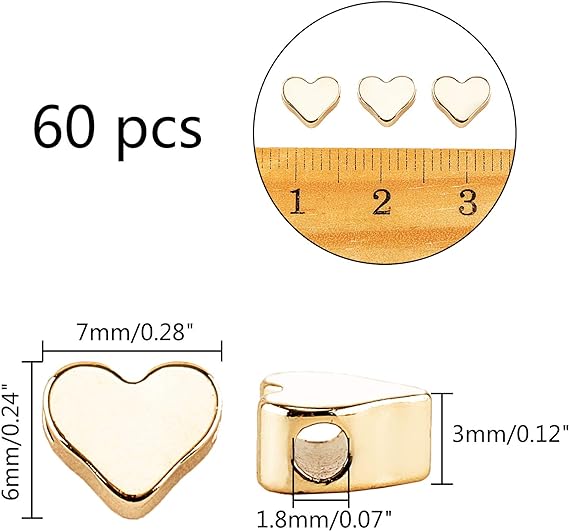 180 stk. 18k forgyldte perler , 3mm 4mm 6mm armbåndsperler glatte metalafstandsperler sømløse guldkugle messing små perler: Gul