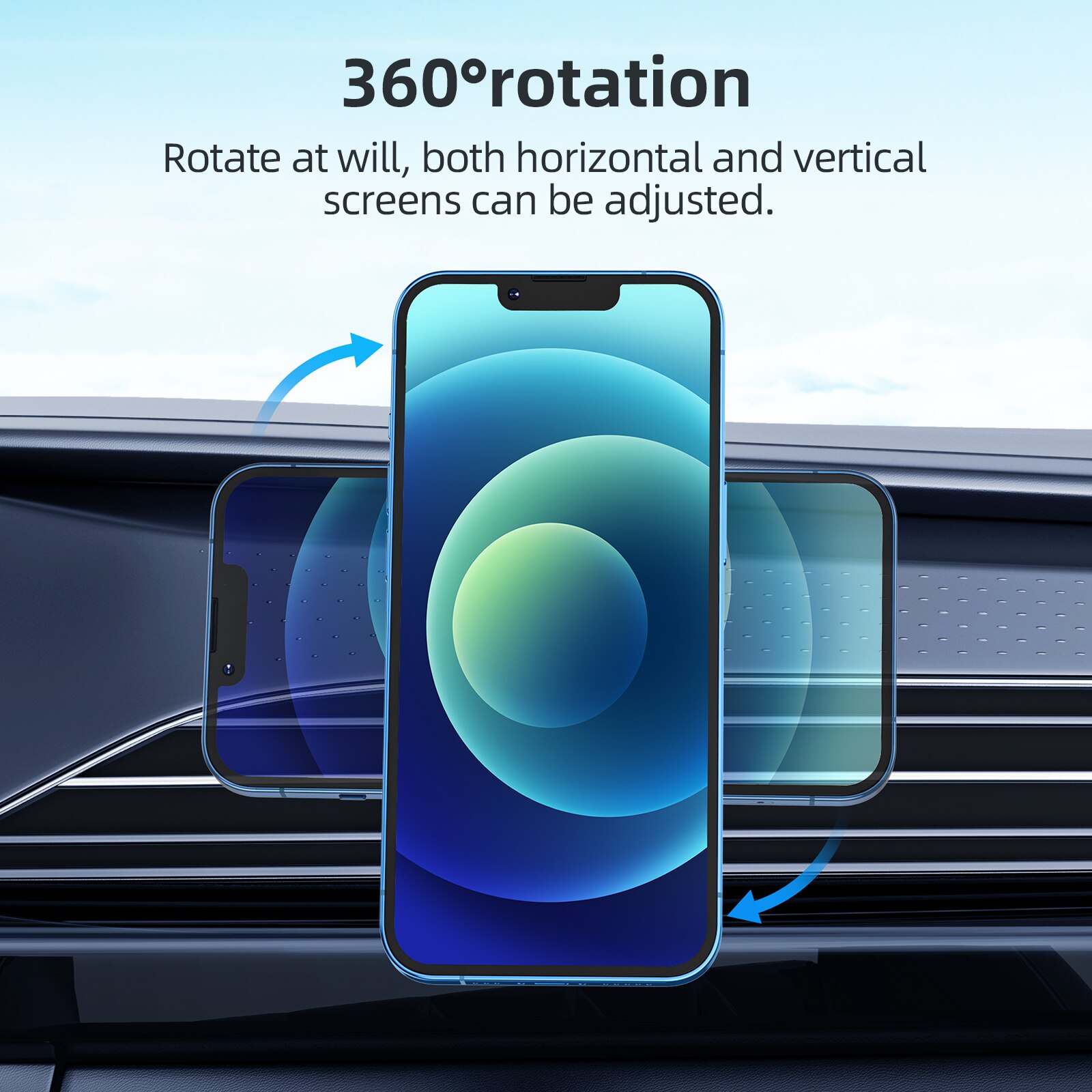 Hoco-cargador inalámbrico magnético para iPhone 12 Pro Max, soporte de carga rápida para coche, estilo de negocios, 15W