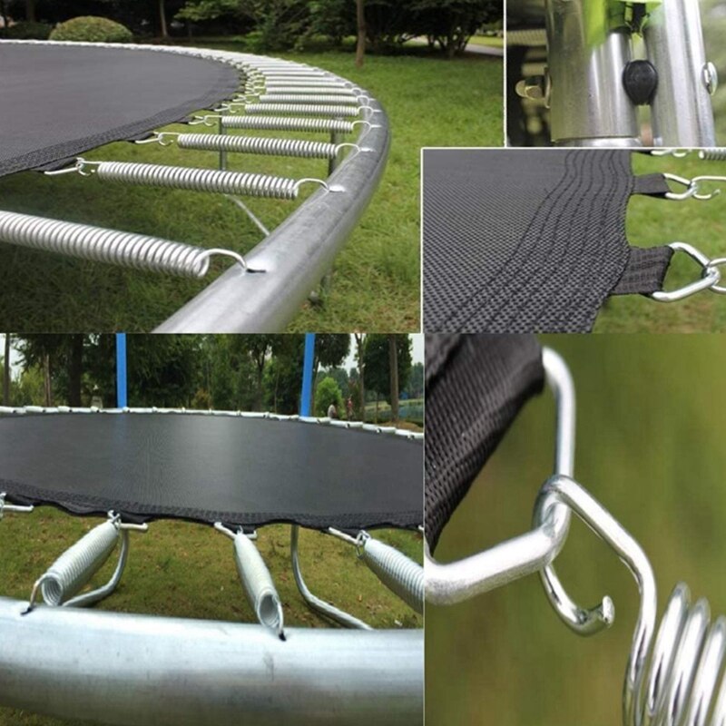 16Pcs 5.5inch Trampoline Springs Galvanized Steel Replacement Spring with Trampoline Springs T Hook