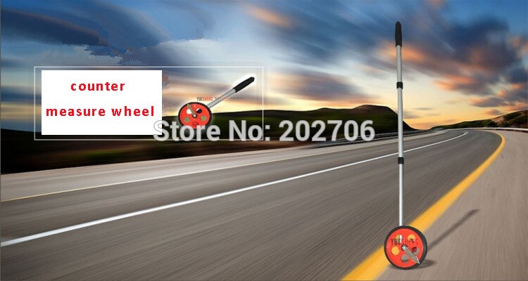 counter Measuring Wheel 0-9999.9m portable measure wheel distance measure wheel Foldable wheel distance measurer