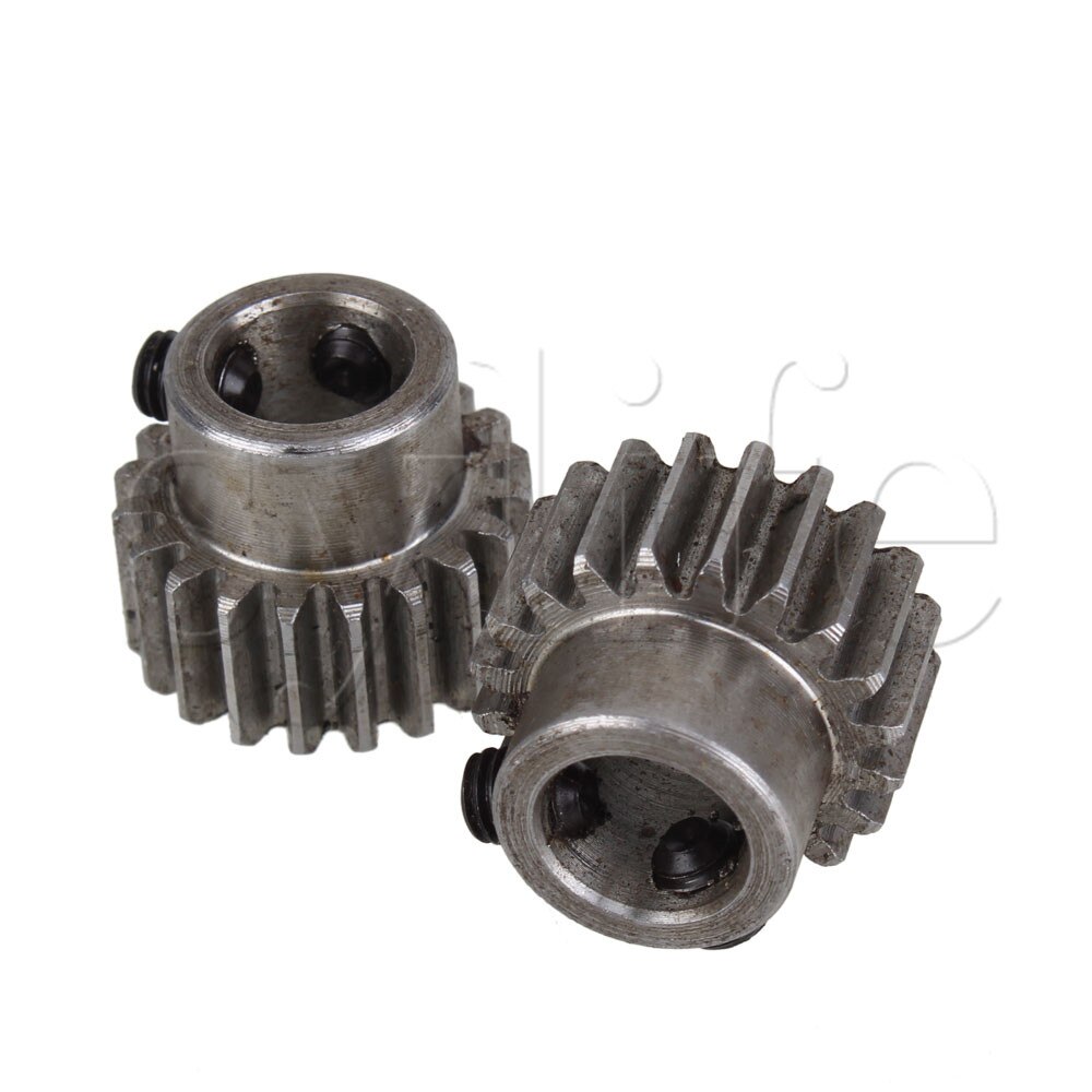 2 stk 10mm huls diameter motor metal tandhjul modul 1 20 tænder stål gear