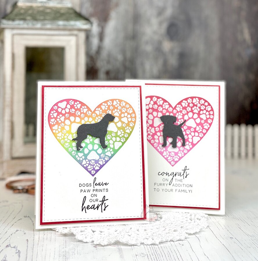 Hond dier metalen snijmallen mal mes scrapbooking stencil diy reliëf knutselen stansen kaarten maken stansen voor