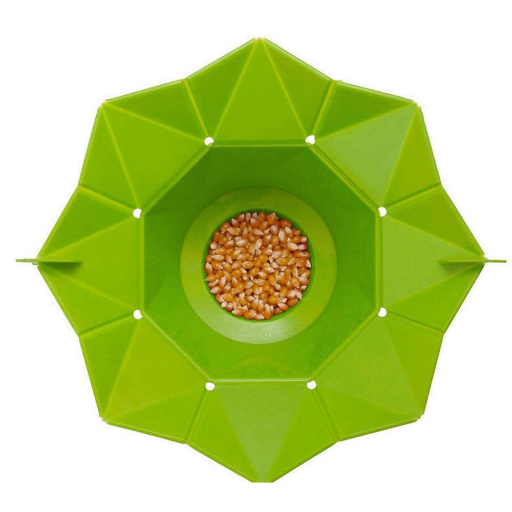 Recipiente de silicona para hacer palomitas de maíz en el microondas, utensilio de cocina para hornear,