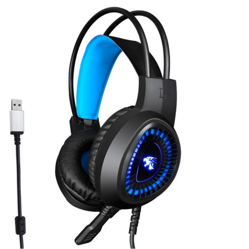 Virtual 7.1 Surround Sound Gaming Headset Led USB/3.5mm Wired Headphone With Mic Volume Control For Xbox PC Gamer