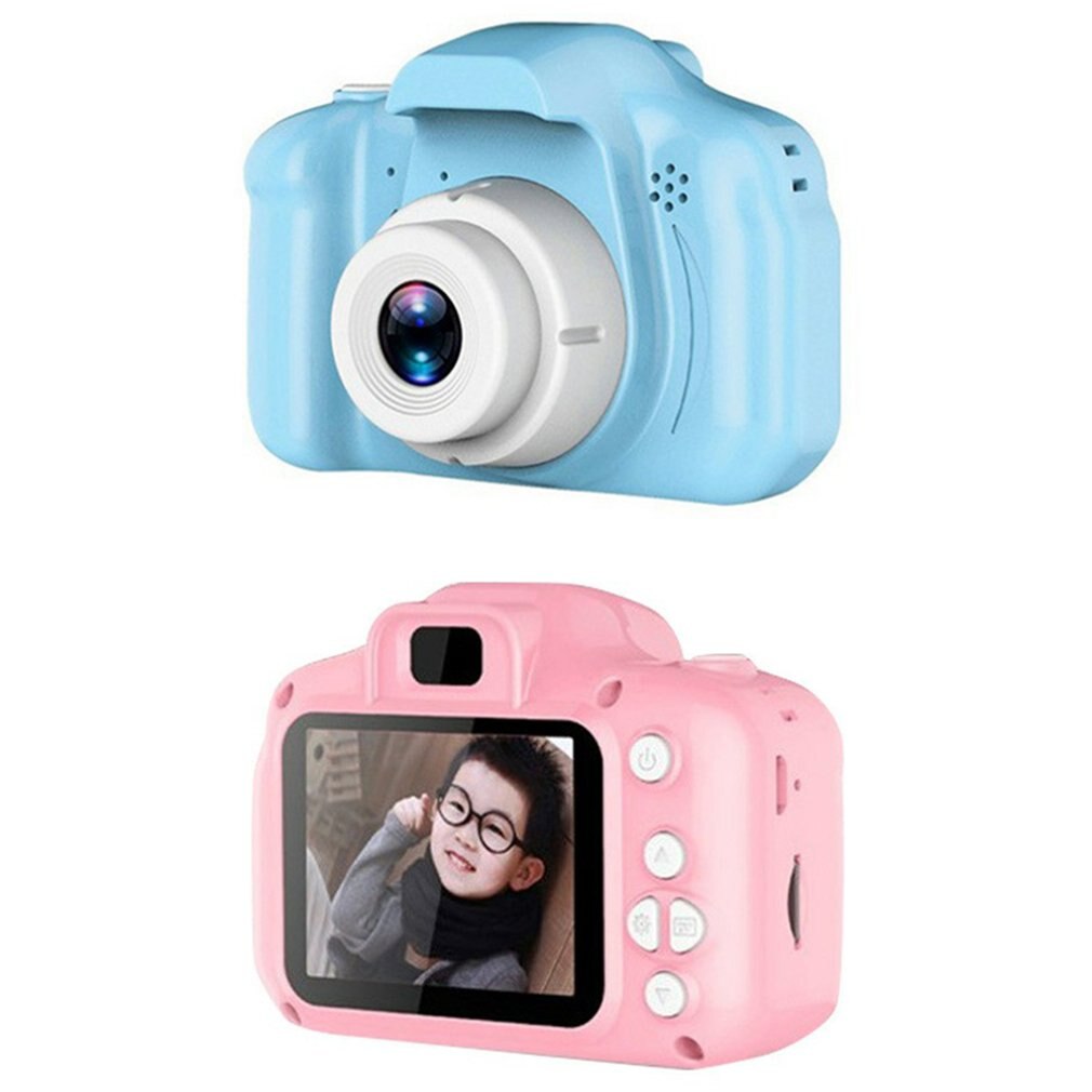 Mini appareil photo numérique 2 pouces dessin animé mignon appareil photo jouets enfants d'anniversaire enfant en bas âge jouets appareil photo portable