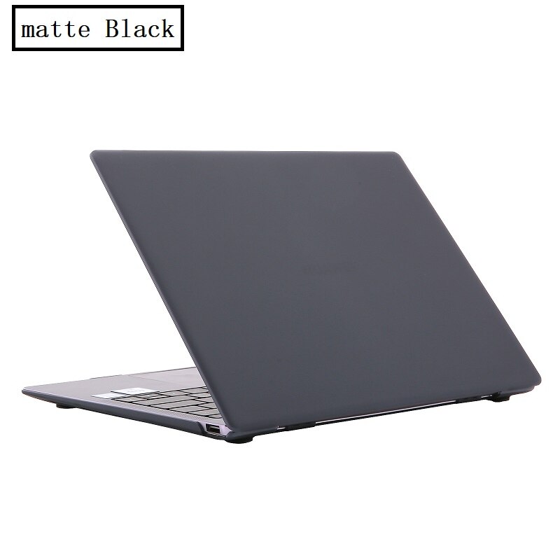 crystal / matte laptop Case For Huawei MateBook D 14 : Nbl-WAQ9RP Nbl-WAQ9L NBL-WAQ9R: matte Black